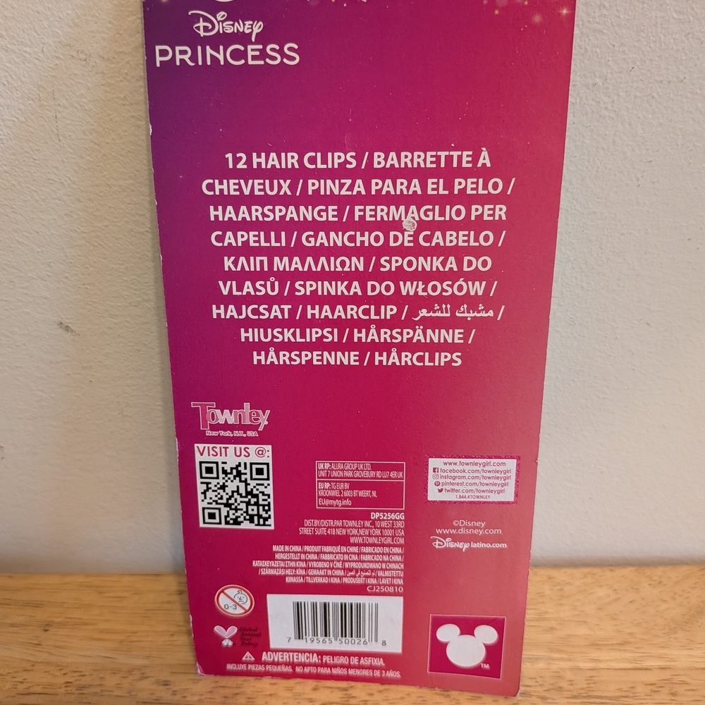 Disney Princess Colorful Hair Clip Collection - Picture 2 of 2